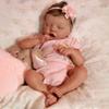 Angelbaby Reborn Realistic Baby Dolls Silicone Full Body Real Life Newborn Baby Girl Sleeping Doll 18 inch Lifelike Waterproof Real Baby Reborn Hand Painted Babies Doll Toys for Toddlers Gifts view 1