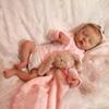 Angelbaby Reborn Realistic Baby Dolls Silicone Full Body Real Life Newborn Baby Girl Sleeping Doll 18 inch Lifelike Waterproof Real Baby Reborn Hand Painted Babies Doll Toys for Toddlers Gifts view 2
