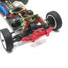 BrewJa Metal Upgrade Modification Front Bumper for WLtoys 1/10 104001 104002 RC Car Parts (Color : Black) view 2
