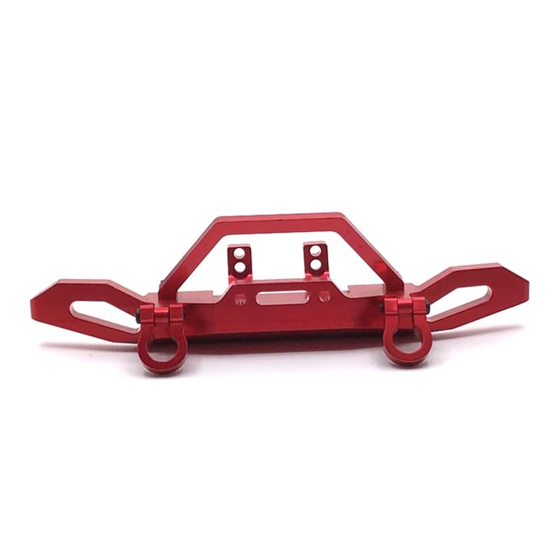 BrewJa Metal Upgrade Modification Front Bumper for WLtoys 1/10 104001 104002 RC Car Parts (Color : Red)