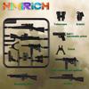 HIMIRICH Military Weapons Pack 24 Pcs UK Accessories Kits Toys, Army Equipment Gear WW2 Guns for Boys 6+, Compatible with Mini Figure of Major Brand view 3