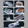 628011 Submarine Clamping Blocks Model Kit, 6712 Pieces Model Kit Technology Military Model for Adults (Original Packaging) view 4