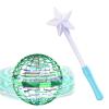 ATHLERIA Green Flying Orb Ball with Wand,Cool Stuff Gadgets Christmas Birthday Gifts Toys for Boy Girl Teens 6 7 8 9 10+ Year Old, Hover Boomerang Mini Drones for Kids,Flying Spinner view 1