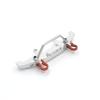 BrewJa Upgrade Metal Front Bumper for WPL C14 C24 C34 C44 B14 B16 B24 B36 HengLong JJRC FeiYu RC Car Parts (Color : Silver) view 1