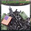 HIMIRICH Military Weapons Pack 24 Pcs U.S. Accessories Kits Toys, Army Equipment Gear WW2 Guns for Boys 6+, Compatible with Mini Figure of Major Brand view 4