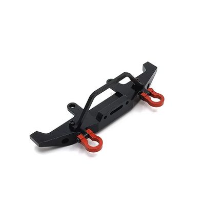 BrewJa Upgrade Metal Front Bumper for WPL C14 C24 C34 C44 B14 B16 B24 B36 HengLong JJRC FeiYu RC Car Parts (Color : Black)