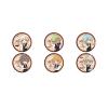 KING OF PRISM ALL STARS Prism Show 21 Cafe (Retro Art Illustration), Can Badge, Box of 6 view 1