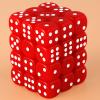 36 Pieces 12mm 6 Sided Mini Dice Set,D6 Game Dice Set,6 Sided Standard Game Dice for Board Games Dice Games Classroom Teaching Dices Game, with Portable Gaming Box(Red) view 2