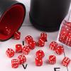 36 Pieces 12mm 6 Sided Mini Dice Set,D6 Game Dice Set,6 Sided Standard Game Dice for Board Games Dice Games Classroom Teaching Dices Game, with Portable Gaming Box(Red) view 4
