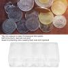 41mm Coin Capsules, 60 Pieces Round Coin Holder Storage Container with Storage Organizer Box Clear Plastic Coin Collection Case view 3
