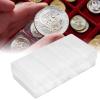 41mm Coin Capsules, 60 Pieces Round Coin Holder Storage Container with Storage Organizer Box Clear Plastic Coin Collection Case view 4