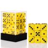 36 Pieces 12mm 6 Sided Mini Dice Set,D6 Game Dice Set,6 Sided Standard Game Dice for Board Games Dice Games Classroom Teaching Dices Game, with Portable Gaming Box(Yellow) view 1
