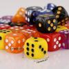 36 Pieces 12mm 6 Sided Mini Dice Set,D6 Game Dice Set,6 Sided Standard Game Dice for Board Games Dice Games Classroom Teaching Dices Game, with Portable Gaming Box(Yellow) view 3