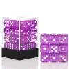 36 Pieces 12mm 6 Sided Mini Dice Set,Translucent Colors D6 Game Dice Set,6 Sided Standard Game Dice for Board Games Dice Games Classroom Teaching Dices Game, with Portable Gaming Box(Purple) view 1