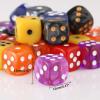 36 Pieces 12mm 6 Sided Mini Dice Set,Translucent Colors D6 Game Dice Set,6 Sided Standard Game Dice for Board Games Dice Games Classroom Teaching Dices Game, with Portable Gaming Box(Purple) view 3