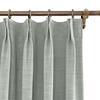 Macochico Linen Curtains Linen Curtain, Themal Insulated Pinch Pleated Nursery & Infant Care Curtains for Living Room Meetingroom Theater Patio, Fog 45W x 150L Inch (1 Panel) view 2