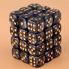 36 Pieces 12mm 6 Sided Mini Dice Set,Pearl Pattern D6 Game Dice Set,6 Sided Standard Game Dice for Board Games Dice Games Classroom Teaching Dices Game, with Portable Gaming Box(Black) view 2