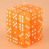 36 Pieces 12mm 6 Sided Mini Dice Set,Translucent Colors D6 Game Dice Set,6 Sided Standard Game Dice for Board Games Dice Games Classroom Teaching Dices Game, with Portable Gaming Box(Orange) view 2
