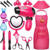 Kids Toys for Girls,Pretend Play Hair Salon Set for Little Girl,Little Toddler Girl Toys Doll Accessories,Kids Hair Salon Playset Toys for 3 4 5 6 7 8 9 Year Old Girls Christmas Brithday Gifts Ideas view 1