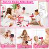 Kids Toys for Girls,Pretend Play Hair Salon Set for Little Girl,Little Toddler Girl Toys Doll Accessories,Kids Hair Salon Playset Toys for 3 4 5 6 7 8 9 Year Old Girls Christmas Brithday Gifts Ideas view 4