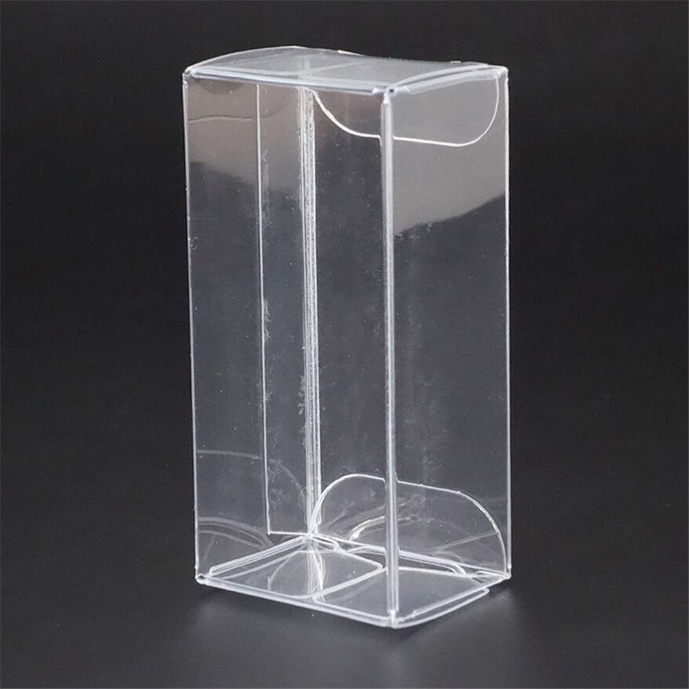 25 Pcs Toy Car Display Case, PVC Transparent Box, Vehicle Model Car Assemble Stand Organizer Box Dustproof Model Toy for 1:64 Scale Cars, Clear Display Case Toy Car Display Box (Transparent)
