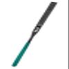 Teak Tuning PRO Diamond Encrusted Needle Fingerboard File - Logo Engraved with Rubber Handle - 5.5" Length - Great for Grip Tape & Gear Smoothing & Sculpting view 1