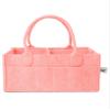 Mr. Pen- Baby Diaper Caddy Organizer, Pink, Baby Caddy Organizer with Handle, Compact Size, Collapsible & Portable view 1