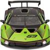 Lambo Essenza SCV12#63 Green Metallic and Black Race Series 1/24 Diecast Model Car by Bburago 28017grn view 2