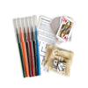 Three by Three jOTBLOCK Portable Stacked Paper Game Set: 6 Game Pads, 6 Color Markers, Mini Playing Cards, 6 Dice in Pouch & Rules, Non-Stop Fun on The Go view 2