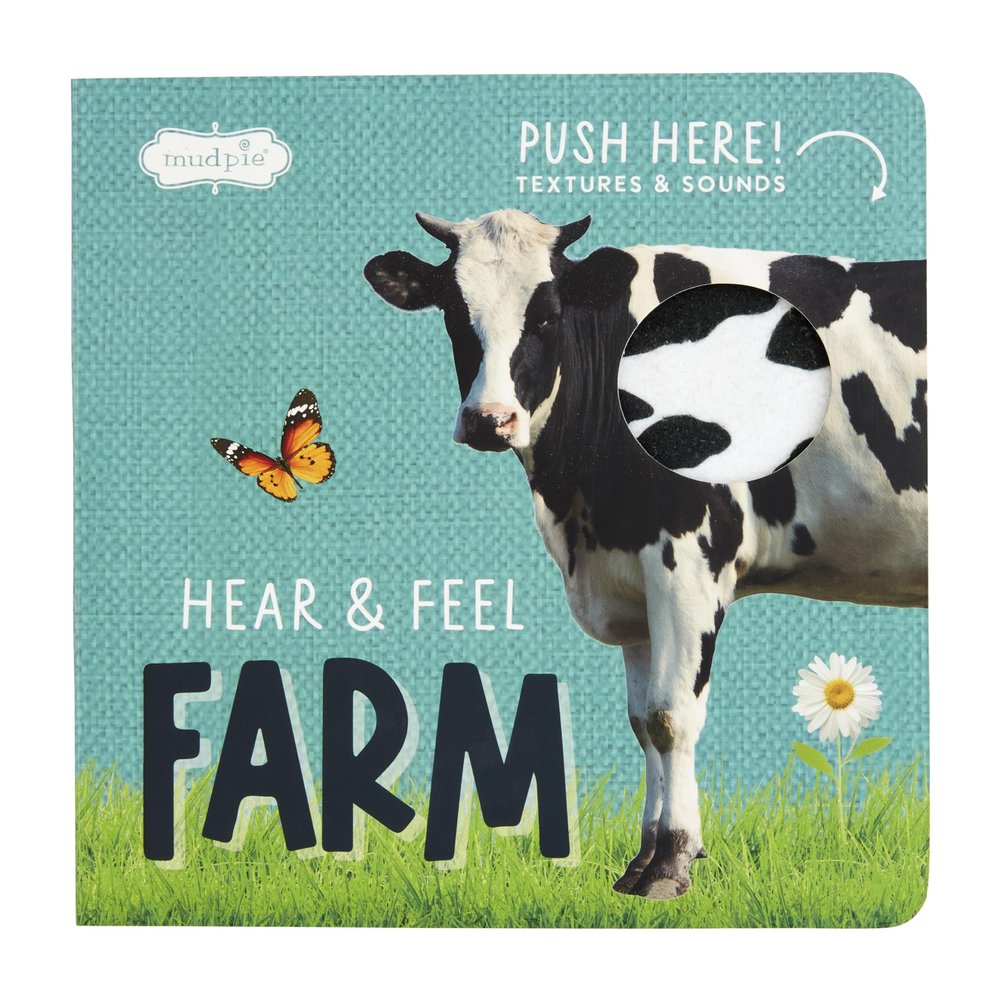 Mud Pie Hear and Feel Farm Book