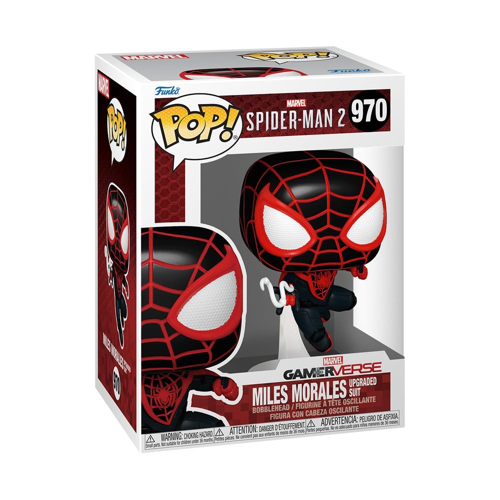 Funko POP! Games: Spider-Man 2- Miles Morales - Spider-Man - Collectable Vinyl Figure - Gift Idea - Official Merchandise - for Kids & Adults - Video Games Fans - Model Figure for Collectors