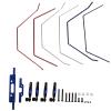 BrewJa Front and Rear Wide Sway Bar Anti Roll Bar Kit for Traxxas Slash 2WD 1/10 RC Car Upgrade Parts view 3