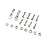 BrewJa 4Pcs Trailer Towing Buckle Tow Shackle Hook for 1/10 RC Rock Crawler Axial SCX10 Traxxas TRX4 Tamiya D110 RC Car Truck view 2