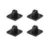 BrewJa 4Pcs Trailer Towing Buckle Tow Shackle Hook for 1/10 RC Rock Crawler Axial SCX10 Traxxas TRX4 Tamiya D110 RC Car Truck view 3