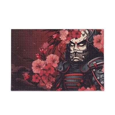 AIXIWAWA Japanese Warrior 1000 Piece Puzzle for Adults, Wooden Jigsaw Puzzles for Fun Family Activity 29.5 x 19.7 inch