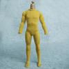 1/6 Scale Male Figure Clothes Long Sleeved Bodysuit Undercoat Jumpsuit Cloth for 12'' Action Figure Doll Clothes (Yellow) view 2