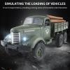 GoolRC RC Military Truck, 1:16 Scale Remote Control Car, 6WD RC Army Car, All Terrain Off-Road RC Truck, 2.4GHz Electric Military Transporter Vehicle with Headlights for Adults view 3