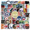 62Pcs Tennessee Sticker Kawaii Travel Waterproof Pack | Vsco City Cool Deacls Graffiti Stickers Vinyl for Water Bottle Skateboard Luggage Laptop Computer Phone view 1