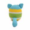 Colorful Dog Puppy Ball Crochet Doll Handmade Amigurumi Plush Toy VAC (Blue) view 4