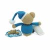 Bear in Blue Nightshirt With Blanket Crochet Doll Handmade Amigurumi Plush Toy VAC view 3