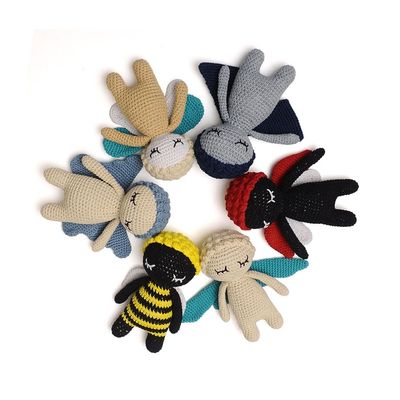 Insect Collection Crochet Doll Handmade Amigurumi Plush Toy VAC (Moth)