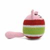 Colorful Dog Puppy Ball Crochet Doll Handmade Amigurumi Plush Toy VAC (Pink) view 3
