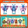 Lenwen 6 Pcs Animal Hand Puppets Bulk with Working Mouth 10 Inches Plush Puppets for Valentine's Day Toddlers Kids Storytelling Imaginative Role Play Show Birthday Party Gifts(Insect) view 2