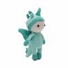 Boy in Flying Dinosaur Outfit Handmade Amigurumi Stuffed Knit Crochet Doll VAC view 2