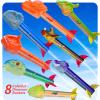 Gizzjoy Dinosaur Rocket Launcher for Kids - Launch Up to 100 Ft, 8 Rockets and 2 Pads for Multi-Player, Dinosaur Toys, Birthday Gift Ideas, for 3 4 5 6 7 Year Old Boys, Outdoor Outside view 3