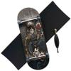 RACOFSB Pro Fingerboard 34mm Wooden Board Professional Finger Skateboard Trucks CNC Swirl Wheels (Dragon) view 1