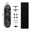 RACOFSB Pro Fingerboard 34mm Wooden Board Professional Finger Skateboard Trucks CNC Swirl Wheels (Dragon) view 2