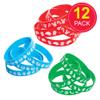 Baker Ross FX676 Christmas Silicone Wristbands - Pack of 12, Christmas Party Bag Fillers for Kids view 2