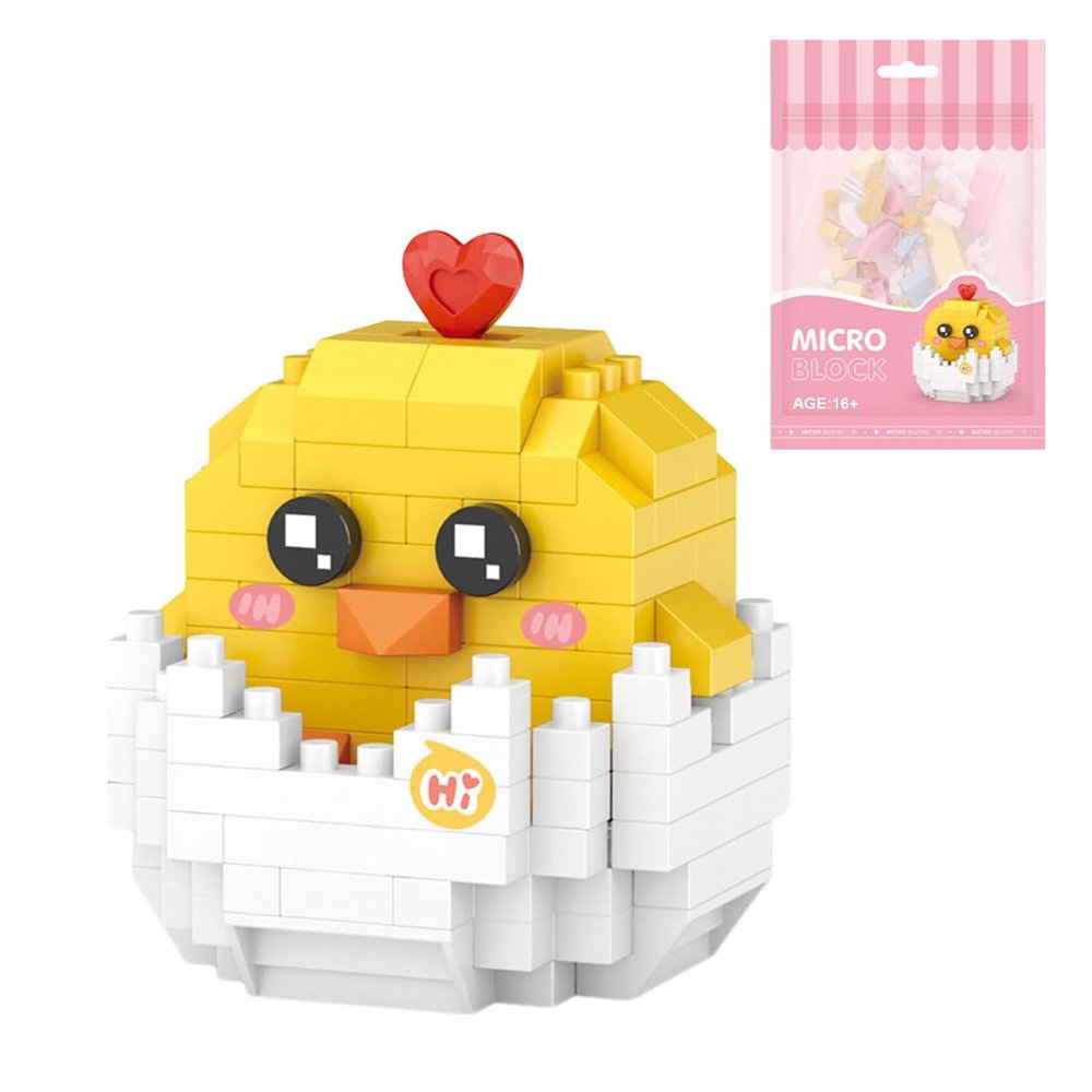 Aetheria Mini Blocks Chick Building Animal Set 150 Pieces Creative Home Decor Building Bricks Adult