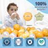 STARBOLO Star Ball Pit Balls for Toddlers- 100Pcs Crush Proof Plastic Toy Balls for Toddler Ball Pit, Ball Pit Play Tent, Baby Pool Water Toys, Kiddie Pool, Party Decoration, Photo Props. view 4